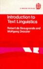 Introduction To Text Linguistics - Preview