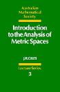 Introduction To The Analysis Of Metric Spaces - Preview