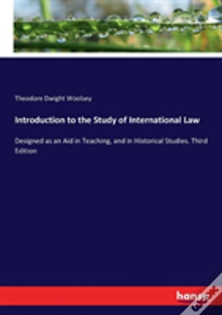 Capa do artigo Introduction To The Study Of International Law