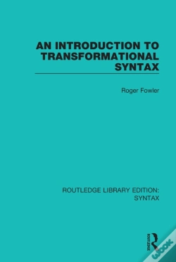 Capa do artigo Introduction To Transformational Syntax