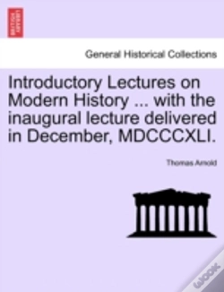 Capa do artigo Introductory Lectures On Modern History