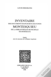 Capa do artigo Inventaire Des Documents Manuscrits Des Fonds Montesquieu De La Bibliotheque Municipale De Bordeaux