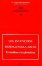 Inventions Biotechnologiques Protection Et Exploitation - Preview