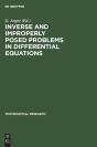 Inverse And Improperly Posed Problems In Differential Equations - Preview