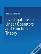 Capa do artigo Investigations In Linear Operators And Function Theory