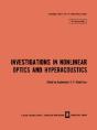 Investigations In Nonlinear Optics And Hyperacoustics / Issledovaniya Po Nelineinoi Optike I Geperakustike / ???????????? ?? ?????????? ?????? ? ????? - Preview