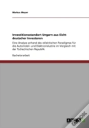 Capa do artigo Investitionsstandort Ungarn Aus Sicht Deutscher Investoren