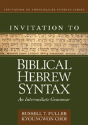 Invitation To Biblical Hebrew Syntax - Preview