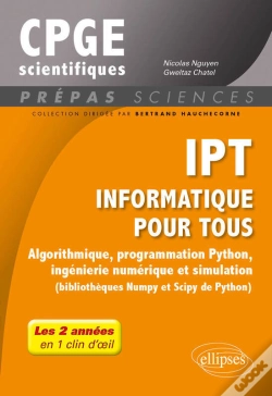 Capa do artigo Ipt - Informatique Pour Tous - Algorithmique, Programmation Python, Ingénierie Numérique Et Simulation (Bibliothèques Numpy Et Scipy De Python)