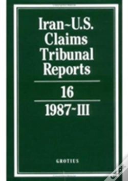 Capa do artigo Iran-U.S. Claims Tribunal Reports: Volume 16