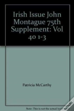 Capa do artigo Irish Issue John Montague 75th Supplement