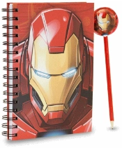 Capa do artigo Iron Man Stark Caixa de Presente com Caderno e Lápis Fashion, Multicolorido