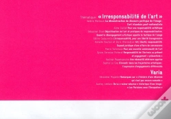 Capa do artigo Irresponsabilité De L'Art ?