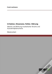 Irritation, Dissonanz, Fehler, Staã‚Â¶Rung