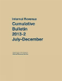 Irs Cumulative Bulletin 2013 Jcb - Preview