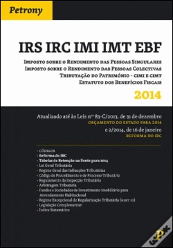 Capa do artigo IRS IRC IMI IMT EBF - 2014