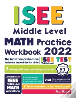 Capa do artigo Isee Middle Level Math Practice Workbook