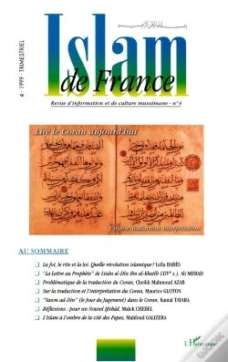 Capa do artigo Islam De France Tome 4 : Lire Le Coran D'Aujourd'Hui