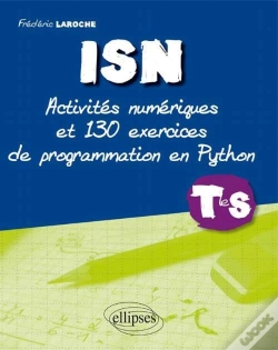 Capa do artigo Isn Terminale S ; Activités Et 130 Exercices De Programmation En Python