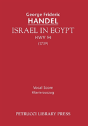 Israel In Egypt, Hwv 54 - Vocal Score - Preview