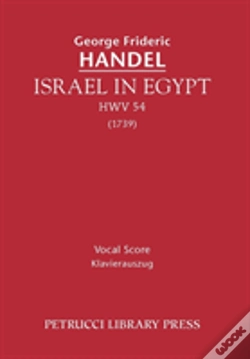 Capa do artigo Israel In Egypt, Hwv 54 - Vocal Score