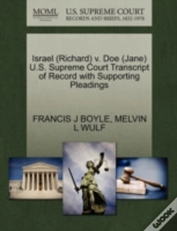 Capa do artigo Israel (Richard) V. Doe (Jane) U.S. Supreme Court Transcript Of Record With Supporting Pleadings