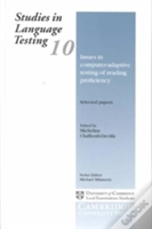 Issues In Computer-Adaptive Testing Of Reading Proficiency