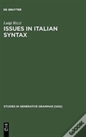 Capa do artigo Issues In Italian Syntax