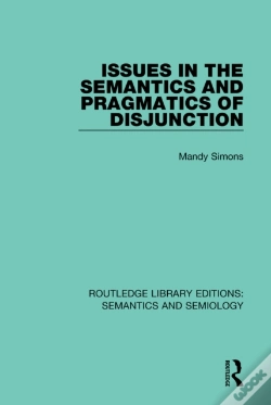 Capa do artigo Issues In The Semantics And Pragmatics Of Disjunction
