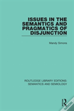 Capa do artigo Issues In The Semantics And Pragmatics Of Disjunction
