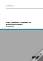 Capa do artigo Ist Das Europaã‚Â¤Ische Sozialmodell Ein Gedankliches Konstrukt?