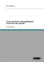 Ist Die Sportliche Leistungsfahigkeit Antrainiert Oder Geerbt? - Preview