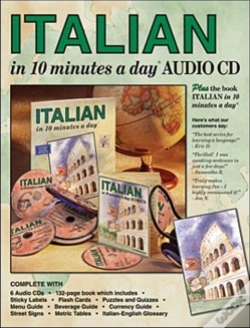 Capa do artigo Italian In 10 Minutes A Day Book + Audio