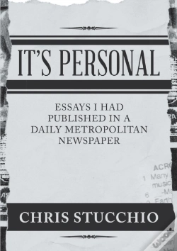Capa do artigo It'S Personal