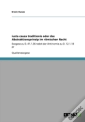 Capa do artigo Iusta Causa Traditionis Oder Das Abstraktionsprinzip Im Romischen Recht