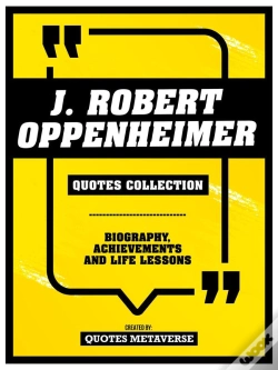 Capa do artigo J. Robert Oppenheimer - Quotes Collection