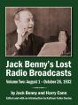 Jack Benny'S Lost Radio Broadcasts Volume Two (Hardback) - Preview