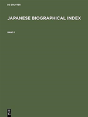 Japanese Biographical Index - Preview