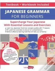 Capa do artigo Japanese Grammar For Beginners Textbook & Workbook Included