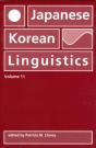 Japanese/Korean Linguistics, Volume 11 - Preview