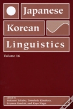 Capa do artigo Japanese/Korean Linguistics, Volume 16