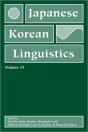 Japanese/Korean Linguistics, Volume 19 - Preview