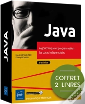Capa do artigo Java - Coffret De 2 Livres - Algorithmique Et Programmation : Les Bases Indispensables (3e Edition)