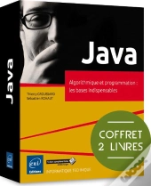 Java - Coffret De 2 Livres : Algorithmique Et Programmation : Les Bases Indispensables