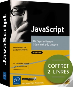 Capa do artigo Javascript - Coffret De 2 Livres : De L'Apprentissage A La Maitrise Du Langage (4e Edition)