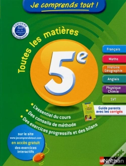 Capa do artigo Je Comprends Tout  5e