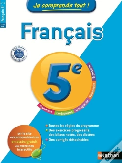 Capa do artigo Je Comprends Tout Francais 5eme