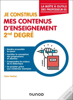 Capa do artigo Je Construis Mes Contenus D'Enseignement 2nd Degré