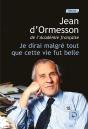Je Dirai Malgré Tout Que Cette Vie Fut Belle Tome 1 - Preview