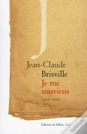 Capa do artigo Je Me Souviens. 1925-1939